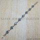 Blue Topaz 925 Sterling Silver Bracelet (SJWBR-83) Blue Topaz 925 Sterling Silver Bracelet (SJWBR-83)