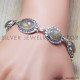 Handmade Golden Rutile Gemstone 925 Sterling Silver Jewelry Bracelet SJWBR-84