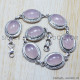 Rose Quartz 925 Sterling Silver Bracelet (SJWBR-86)