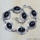 Black Onyx 925 Sterling Silver Bracelet (SJWBR-9) Black Onyx 925 Sterling Silver Bracelet (SJWBR-9)