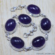 Amethyst 925 Sterling Silver Bracelet (SJWBR-93) Amethyst 925 Sterling Silver Bracelet (SJWBR-93)
