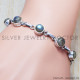 Labradorite 925 Sterling Silver Bracelet (SJWBR-94) Labradorite 925 Sterling Silver Bracelet (SJWBR-94)