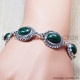 Malachite 925 Sterling Silver Bracelet (SJWBR-97) Malachite 925 Sterling Silver Bracelet (SJWBR-97)