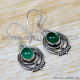 Green Onyx 925 Sterling Silver Earrings (SJWE-1000) Green Onyx 925 Sterling Silver Earrings (SJWE-1000)