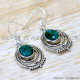 Emerald 925 Sterling Silver Earrings (SJWE-1005) Emerald 925 Sterling Silver Earrings (SJWE-1005)