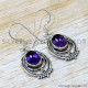 Amethyst 925 Sterling Silver Earrings (SJWE-1009) Amethyst 925 Sterling Silver Earrings (SJWE-1009)