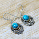 Turquoise 925 Sterling Silver Earrings (SJWE-1010) Turquoise 925 Sterling Silver Earrings (SJWE-1010)