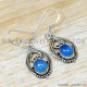 Chalcedony 925 Sterling Silver Earrings (SJWE-1016) Chalcedony 925 Sterling Silver Earrings (SJWE-1016)
