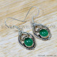 Green Onyx 925 Sterling Silver Earrings (SJWE-1017) Green Onyx 925 Sterling Silver Earrings (SJWE-1017)