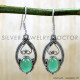 Green Onyx 925 Sterling Silver Earrings (SJWE-1017) Green Onyx 925 Sterling Silver Earrings (SJWE-1017)