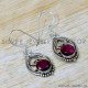 Ruby 925 Sterling Silver Earrings (SJWE-1021) Ruby 925 Sterling Silver Earrings (SJWE-1021)