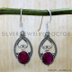 Ruby 925 Sterling Silver Earrings (SJWE-1021) Ruby 925 Sterling Silver Earrings (SJWE-1021)