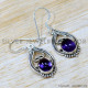 Amethyst 925 Sterling Silver Earrings (SJWE-1024) Amethyst 925 Sterling Silver Earrings (SJWE-1024)
