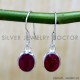 Ruby 925 Sterling Silver Earrings (SJWE-1030) Ruby 925 Sterling Silver Earrings (SJWE-1030)