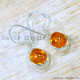 Amber 925 Sterling Silver Earrings (SJWE-1033)
