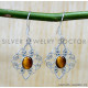 Tiger Eye 925 Sterling Silver Earrings (SJWE-1034) Tiger Eye 925 Sterling Silver Earrings (SJWE-1034)