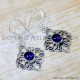 Amethyst 925 Sterling Silver Earrings (SJWE-1035) Amethyst 925 Sterling Silver Earrings (SJWE-1035)