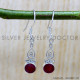 Ruby 925 Sterling Silver Earrings (SJWE-1037) Ruby 925 Sterling Silver Earrings (SJWE-1037)