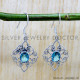 Blue Topaz 925 Sterling Silver Earrings (SJWE-1038) Blue Topaz 925 Sterling Silver Earrings (SJWE-1038)