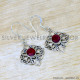 Ruby 925 Sterling Silver Earrings (SJWE-1041) Ruby 925 Sterling Silver Earrings (SJWE-1041)