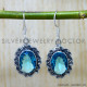 Blue Topaz 925 Sterling Silver Earrings (SJWE-1049) Blue Topaz 925 Sterling Silver Earrings (SJWE-1049)