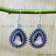 Mystic Topaz 925 Sterling Silver Earrings (SJWE-1056) Mystic Topaz 925 Sterling Silver Earrings (SJWE-1056)