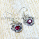 Ruby 925 Sterling Silver Earrings (SJWE-1061) Ruby 925 Sterling Silver Earrings (SJWE-1061)