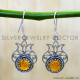 Amber 925 Sterling Silver Earrings (SJWE-1062) Amber 925 Sterling Silver Earrings (SJWE-1062)