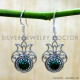Malachite 925 Sterling Silver Earrings (SJWE-1066) Malachite 925 Sterling Silver Earrings (SJWE-1066)