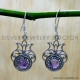 Amethyst 925 Sterling Silver Earrings (SJWE-1067) Amethyst 925 Sterling Silver Earrings (SJWE-1067)