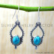 Turquoise 925 Sterling Silver Earrings (SJWE-1074) Turquoise 925 Sterling Silver Earrings (SJWE-1074)