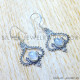 Rainbow Moonstone 925 Sterling Silver Earrings (SJWE-1076) Rainbow Moonstone 925 Sterling Silver Earrings (SJWE-1076)