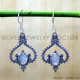 Rainbow Moonstone 925 Sterling Silver Earrings (SJWE-1076) Rainbow Moonstone 925 Sterling Silver Earrings (SJWE-1076)