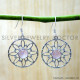 Rose Quartz 925 Sterling Silver Earrings (SJWE-1084) Rose Quartz 925 Sterling Silver Earrings (SJWE-1084)