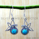 Turquoise 925 Sterling Silver Earrings (SJWE-1089) Turquoise 925 Sterling Silver Earrings (SJWE-1089)