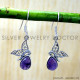 Amethyst 925 Sterling Silver Earrings (SJWE-1093) Amethyst 925 Sterling Silver Earrings (SJWE-1093)