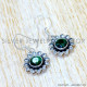 Emerald 925 Sterling Silver Earrings (SJWE-1099)