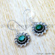 Emerald 925 Sterling Silver Earrings (SJWE-1102) Emerald 925 Sterling Silver Earrings (SJWE-1102)