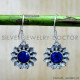 Sapphire 925 Sterling Silver Earrings (SJWE-1103) Sapphire 925 Sterling Silver Earrings (SJWE-1103)