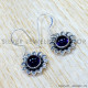Amethyst 925 Sterling Silver Earrings (SJWE-1105) Amethyst 925 Sterling Silver Earrings (SJWE-1105)