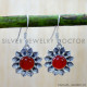 Carnelian 925 Sterling Silver Earrings (SJWE-1106) Carnelian 925 Sterling Silver Earrings (SJWE-1106)