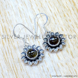 Labradorite 925 Sterling Silver Earrings (SJWE-1109)