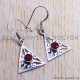 Carnelian 925 Sterling Silver Earrings (SJWE-111) Carnelian 925 Sterling Silver Earrings (SJWE-111)