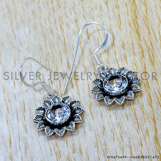 925 Sterling Silver Earrings (SJWE-1112) 925 Sterling Silver Earrings (SJWE-1112)
