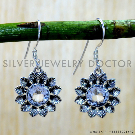 925 Sterling Silver Earrings (SJWE-1112) 925 Sterling Silver Earrings (SJWE-1112)