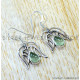 Prehnite 925 Sterling Silver Earrings (SJWE-1114) Prehnite 925 Sterling Silver Earrings (SJWE-1114)