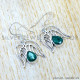 Emerald 925 Sterling Silver Earrings (SJWE-1122) Emerald 925 Sterling Silver Earrings (SJWE-1122)