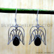 Black Onyx 925 Sterling Silver Earrings (SJWE-1126) Black Onyx 925 Sterling Silver Earrings (SJWE-1126)