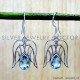 Blue Topaz 925 Sterling Silver Earrings (SJWE-1131) Blue Topaz 925 Sterling Silver Earrings (SJWE-1131)