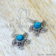 Turquoise 925 Sterling Silver Earrings (SJWE-1135) Turquoise 925 Sterling Silver Earrings (SJWE-1135)